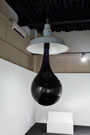 Pieke Bergman. Lightbulb, Glass, light, metal, 120 x 50 x 50 cm, 2012.